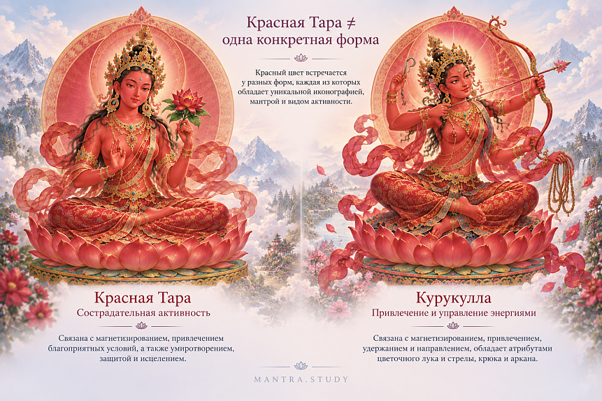 Красная Тара и Курукулла