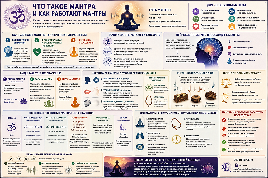 Содержание статьи в инфографике