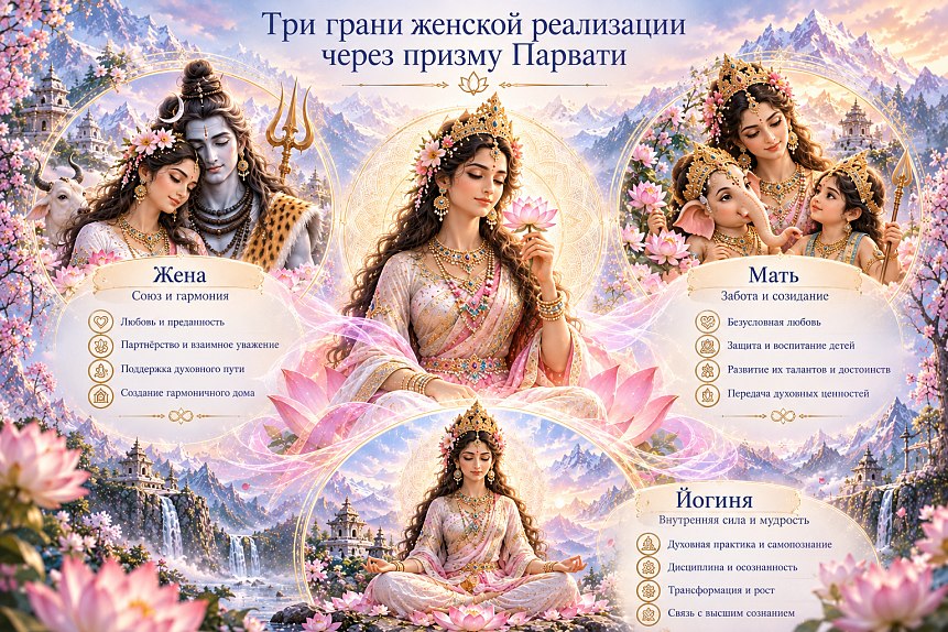 Три облика Парвати