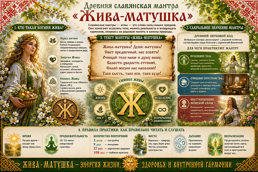 мантра Жива матушка