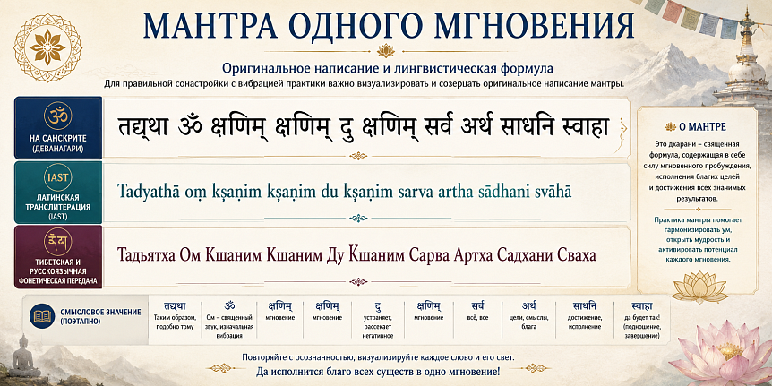 Мантра одного мгновения